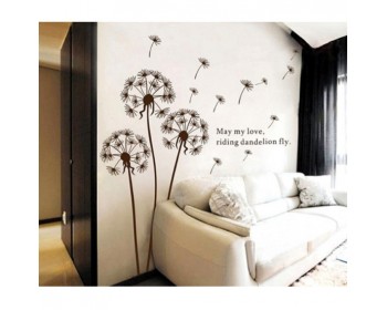 Dandelion Wall Decal  with Quotes Vinyl Decals Modern Wall Art Stickers Dandelion Wall Decal  with Quotes Vinyl Decals Modern Wall Art Stickers